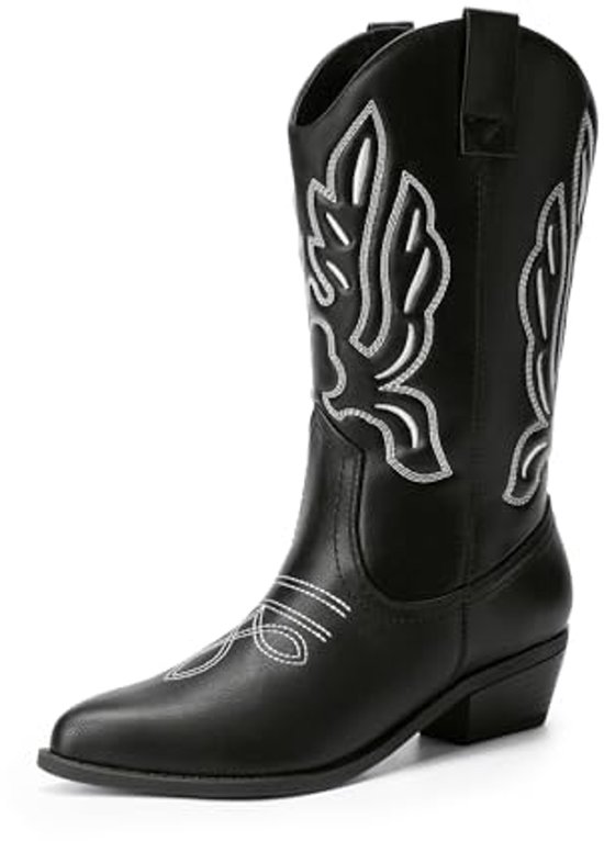 Bottes de cowboy western Ariat vintage en cuir pailleté, pointure 6 - Canada