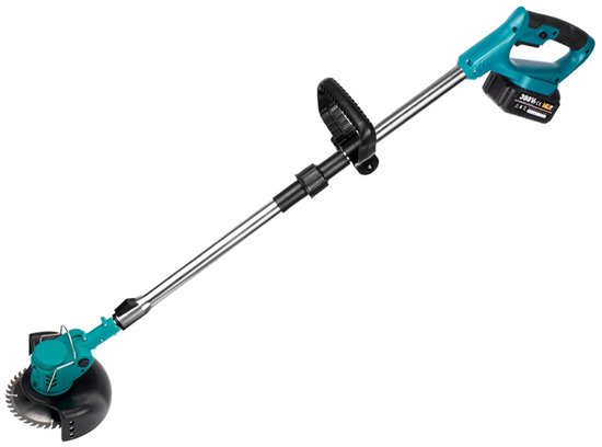 CYRO - Elektrische grasmaaier - Grasmaaier - Grastrimmer - Opvouwbare draadloze grastrimmer - Elektrisch gereedschap - 1500W - 2x388VF Batterij Set van CYRO — afbeelding 2