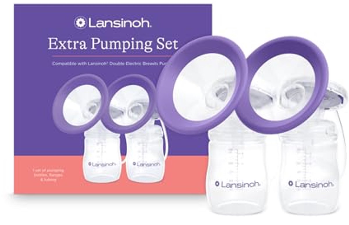 Extra Borstkolf Set met Borstcups en Opvangflessen - Comfortabel en Hygiënisch Pompen