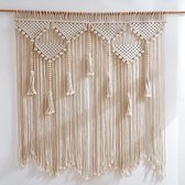 100x110cm grote wandkleden decor,Grote geweven wandtapijten Macrame ophangingen decoratie - Boho Tapestry Bruiloft Achtergrond Inwijdingsfeest Cadeau voor Slaapkamer Woonkamer