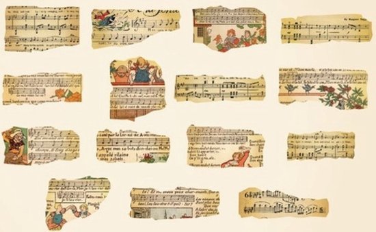 Music Stickers – 24 stuks – Muziek Sticker – Leuk voor o.a. bulletjournal, scrapbooking, kaarten maken en journaling