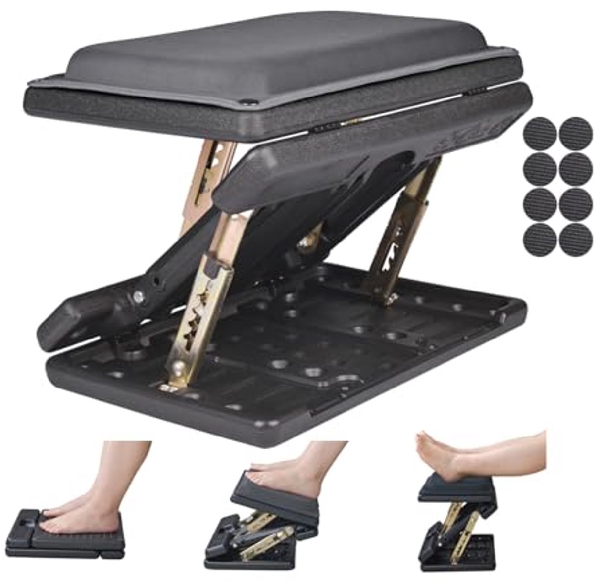 Ergonomische Voetsteun voor Onder Bureau - Verstelbaar en Opvouwbaar