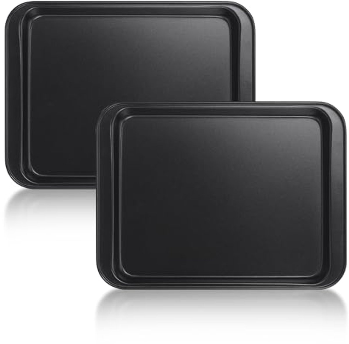 Set van 2 niet-stick bakplaten voor mini oven - Gezond en gemakkelijk schoon te maken