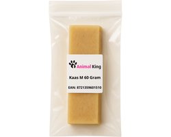 Kaas M voor Honden voor Lang Kauwplezier - Hondensnacks - Kauwstaaf - Geperste Kauwbotten - Yak Kaas Hond - Cadeau voor Hond - Kauwsnack - Animalking - 60 Gram