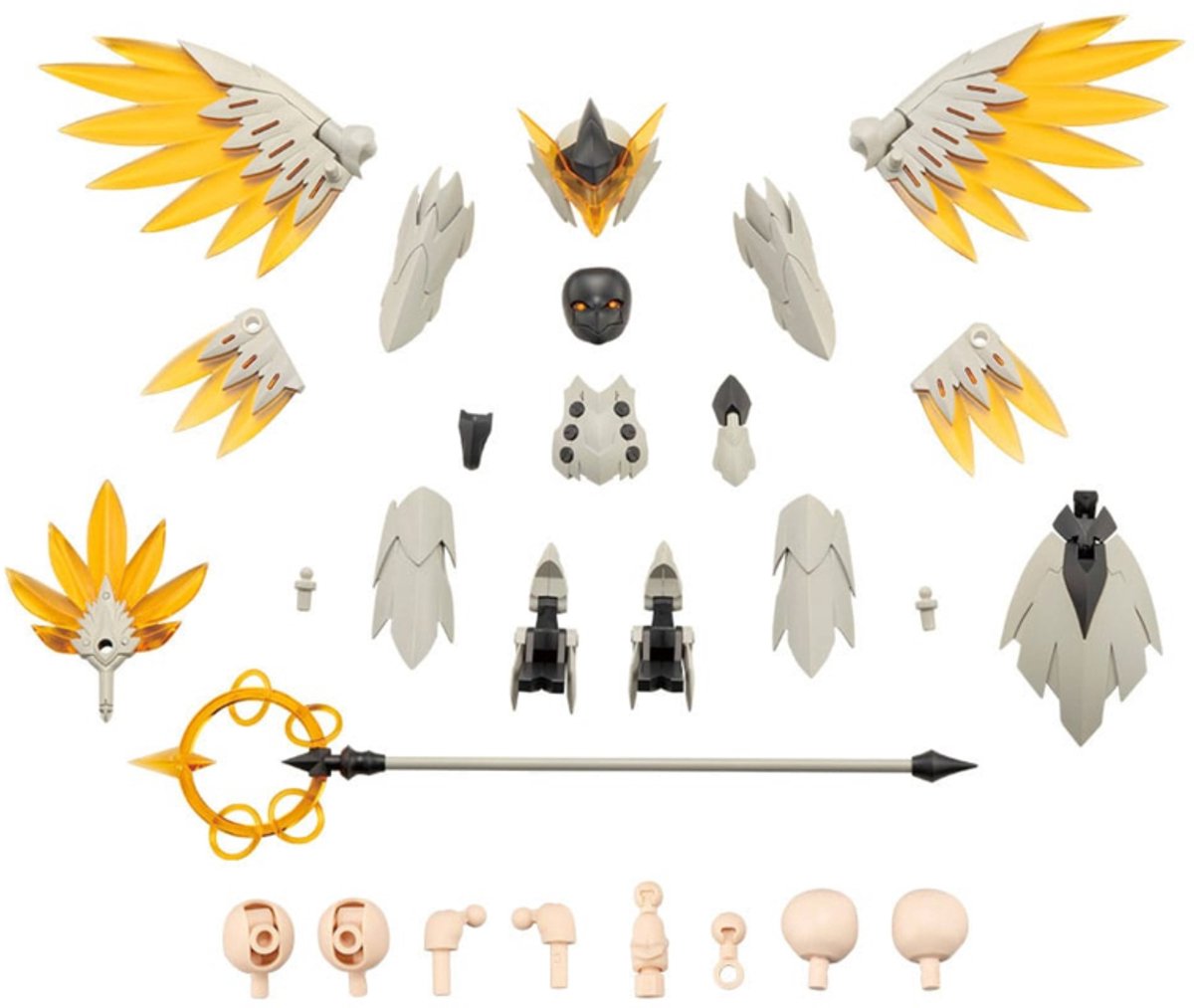 Kotobukiya Megalomaria Unlimited Universe Model Kit Accesoory Set Metamorphose Unit Exarmor White Eagle Model Kits