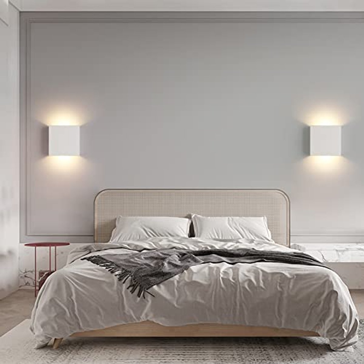 Wandlampen binnen 12W voor slaapkamer en woonkamer - Neutrale kleuren