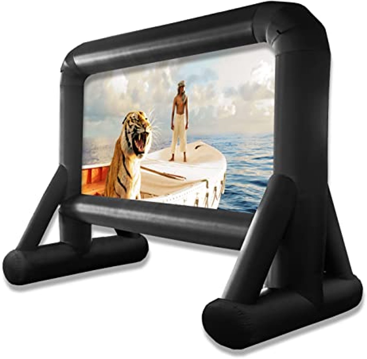 Buiten Filmscherm 104 Inch - Opblaasbaar Projectiescherm voor Huis en Tuin