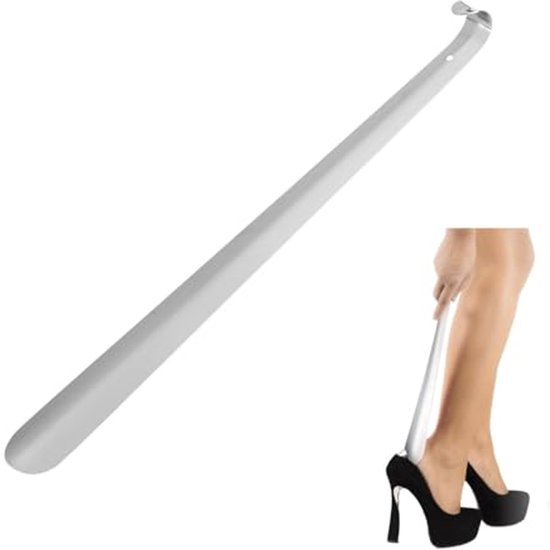Extra lange schoenlepel voor senioren - flexibele schoenlepel met lange