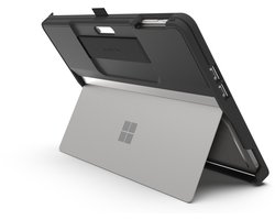 Kensington BlackBelt Rugged Case for Surface Pro 9 - Achterzijde behuizing voor tablet robuust - thermoplastisch elastomeer met textuur (TPE), polycarbonaat, ABS-plastic - zwart