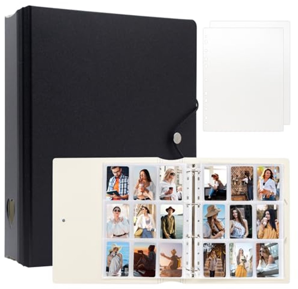 A4 Fotoalbum voor Instax en Polaroid Camera's - 2x3" fotoboek voor Kpop-kaart