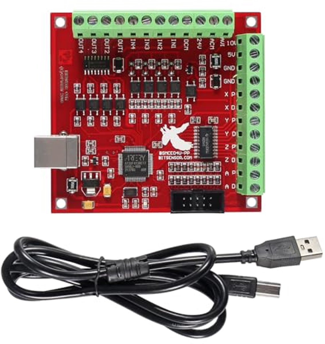 USB Motion Controller Card voor CNC-machines - 4-assige Interface met Relais