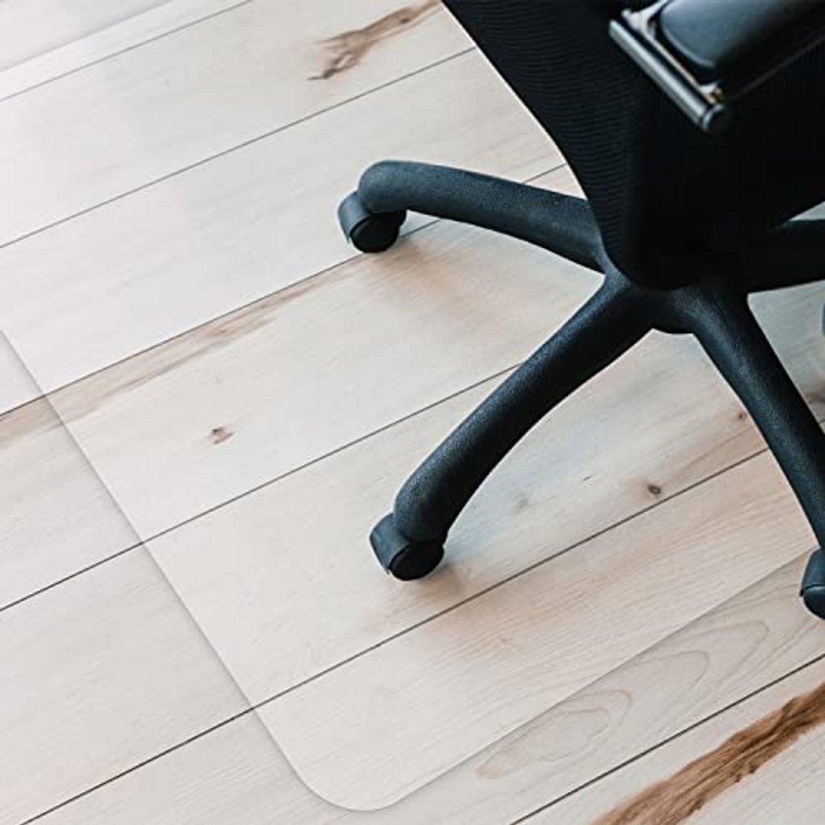 Transparante Vloerbeschermer PVC voor Tafel en Stoelen - 90 x 120 cm