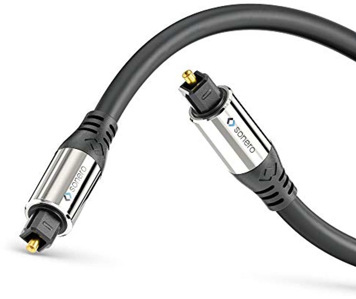 Premium Toslink Kabel 10 m - Vergulde Contacten voor Verliesvrije Audio