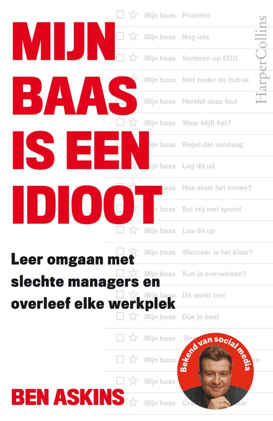 Mijn baas is een idioot - cover