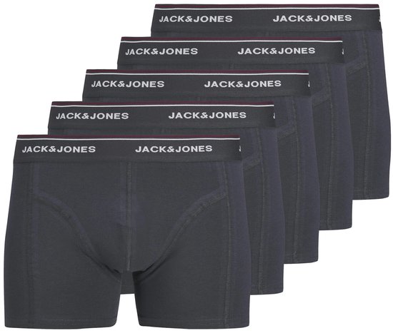 Boxer 5P pour homme Jack & Jones, bleu uni Avery