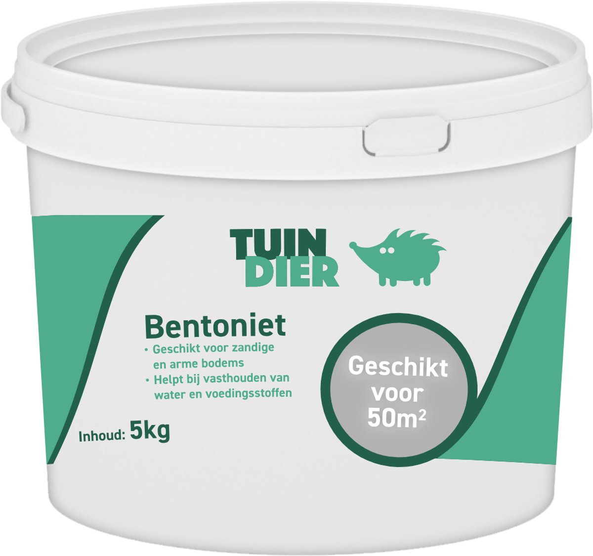 Bentoniet | Zandgrond verbeteraar | Bentoniet grondverbeteraar | 100% natuurlijk | In handige bewaaremmer | 5.000 gram | 5 kilogram