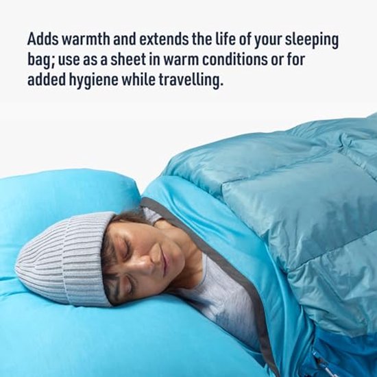 Warmte en Comfort: Slaapzak Liner voor Optimaal Nachtcomfort van Warmte. — afbeelding 5