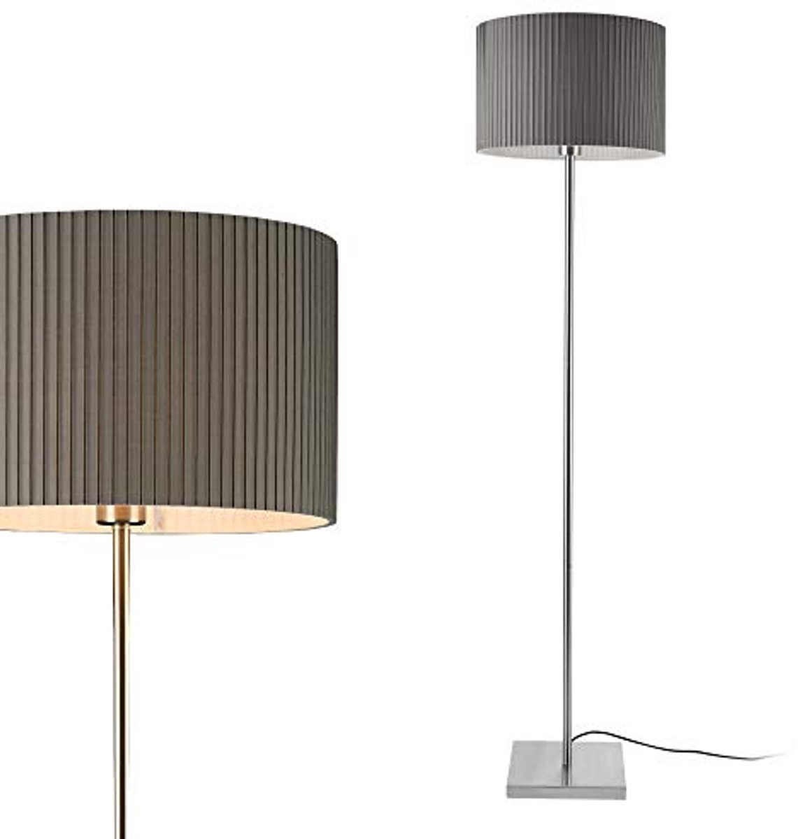 Vloerlamp Grijs 151 cm E27