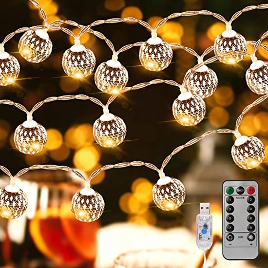 30/100/200m LED koperdraad lichtsnoer straatverlichting slinger led afstandsbediening buiten kerstboom tuin bruiloft feest patio decoratie licht kopen vanaf een prijs van 5.79