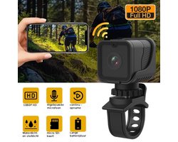 TRESTO – 1080P HD Actiecamera – Mini Camera – Actiecamera – Draagbare camera 1080P – Lens Waterdichte camera Cams – WiFi HD Minicamera – voor thuisbewaker Elektrische fietsen motorfietsen