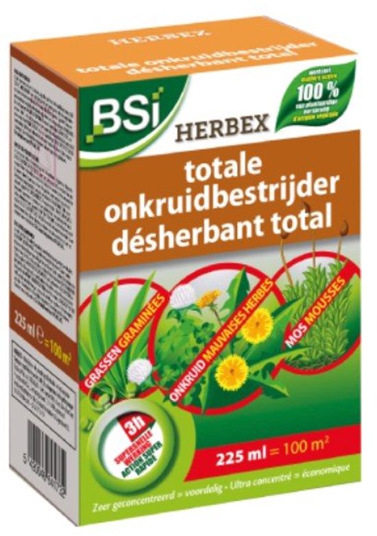 BSI - Herbex - Ideaal bestrijdingsmiddel tegen onkruiden, grassen en mos - 900 ml voor 500 m² van Merkloos	 — afbeelding 2