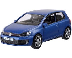 Volkswagen Golf GTI (Blauw) (14 cm) 1/36 - Speelgoedauto - Modelauto - Miniatuurauto - Schaalmodel - Model Auto Jongens - Speelgoed Auto