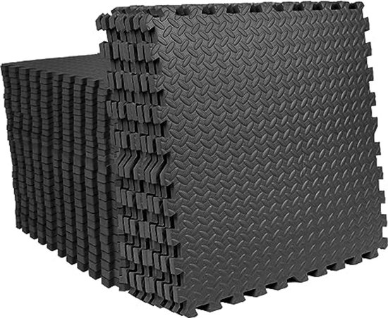 ComFy Mat Unisex's LW in elkaar grijpende schuim oefenmatten, Beige, 16