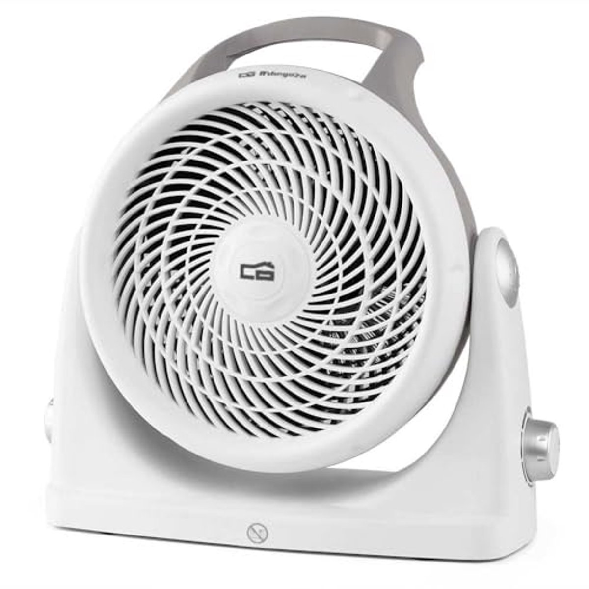 Compacte verwarming met 3 standen en thermostaat - 2000 W, draaiend tot 90°