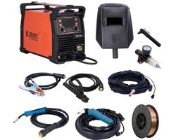 Kibani Lasapparaat 4-in-1 incl. Rol Lasdraad 5kg - Plasmasnijder en Lasapparaat in 1 - IGBT-Inverter-Technologie - Semi-Automatische Omvormer - Lasapparaat Elektrisch - MIG - MMA - TIG - CUT