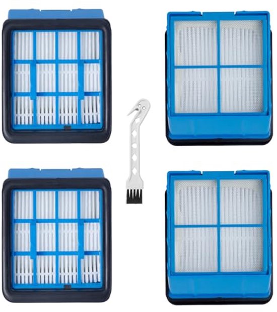 Filtres pour aspirateur eau et poussière sans fil (4 Filtres + 1 brosse de nettoyage)