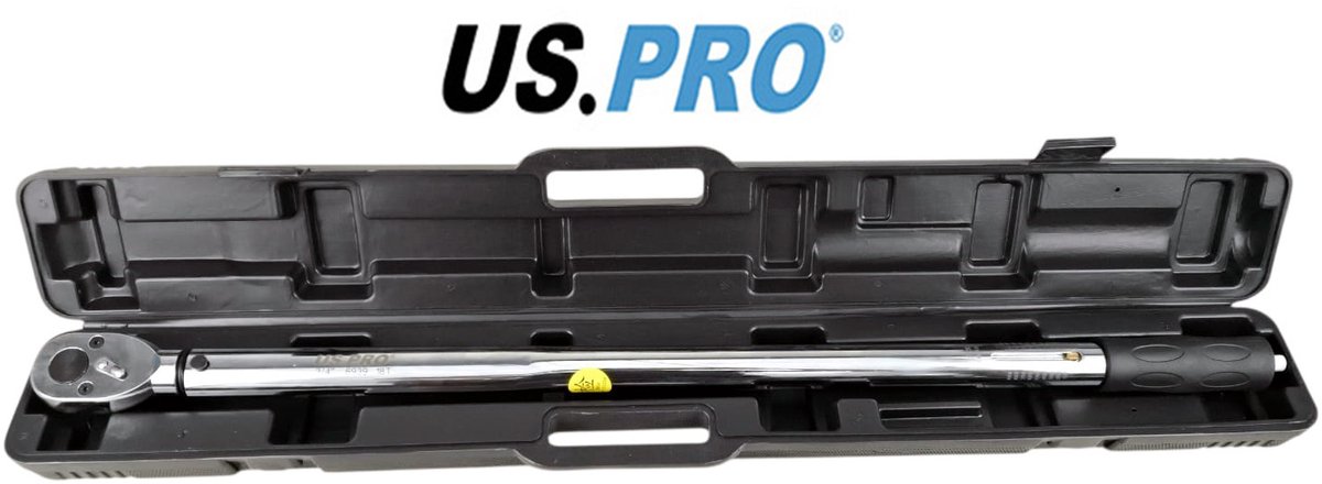 Zware 3/4" Momentsleutel met een bereik van 140 - 980 Nm (130 cm lang)