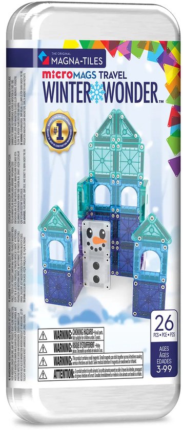 MAGNA-TILES - Winter Wonder 26-Piece Travel Set