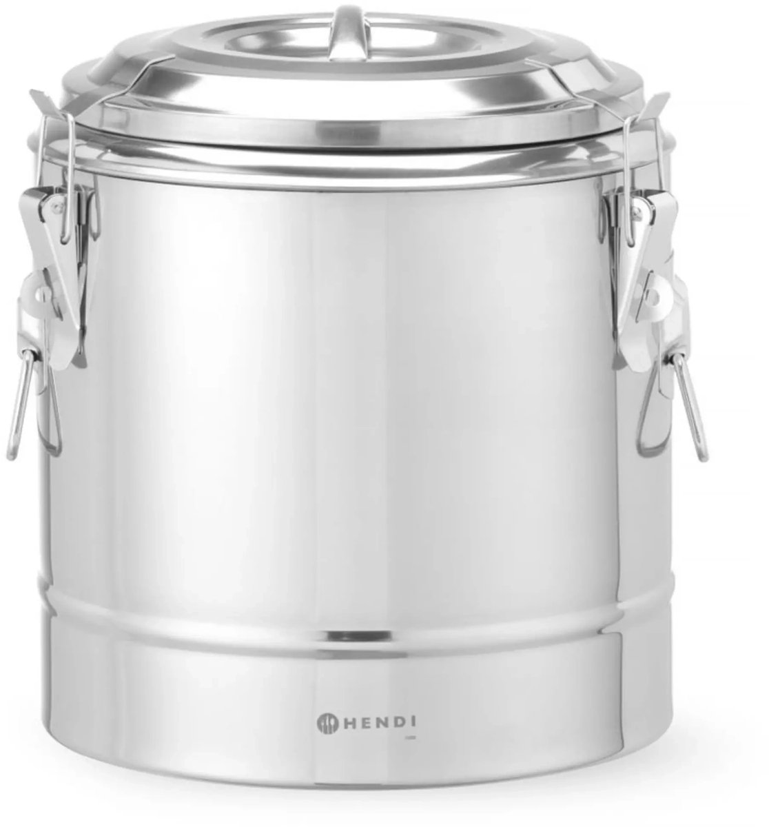 HENDI geisoleerde transportcontainer - rvs - warmhouden - 36 l - 40x50 cm - zilver - horeca