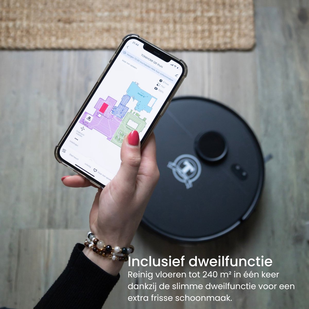 TONIHOMI Q8 + G20 Robotstofzuiger Combi Deal - Met - afbeelding 3