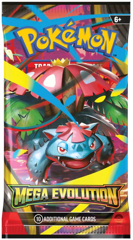 Pokemon Mega Evolution Base Booster Pack - 1 pakje 10 kaarten
