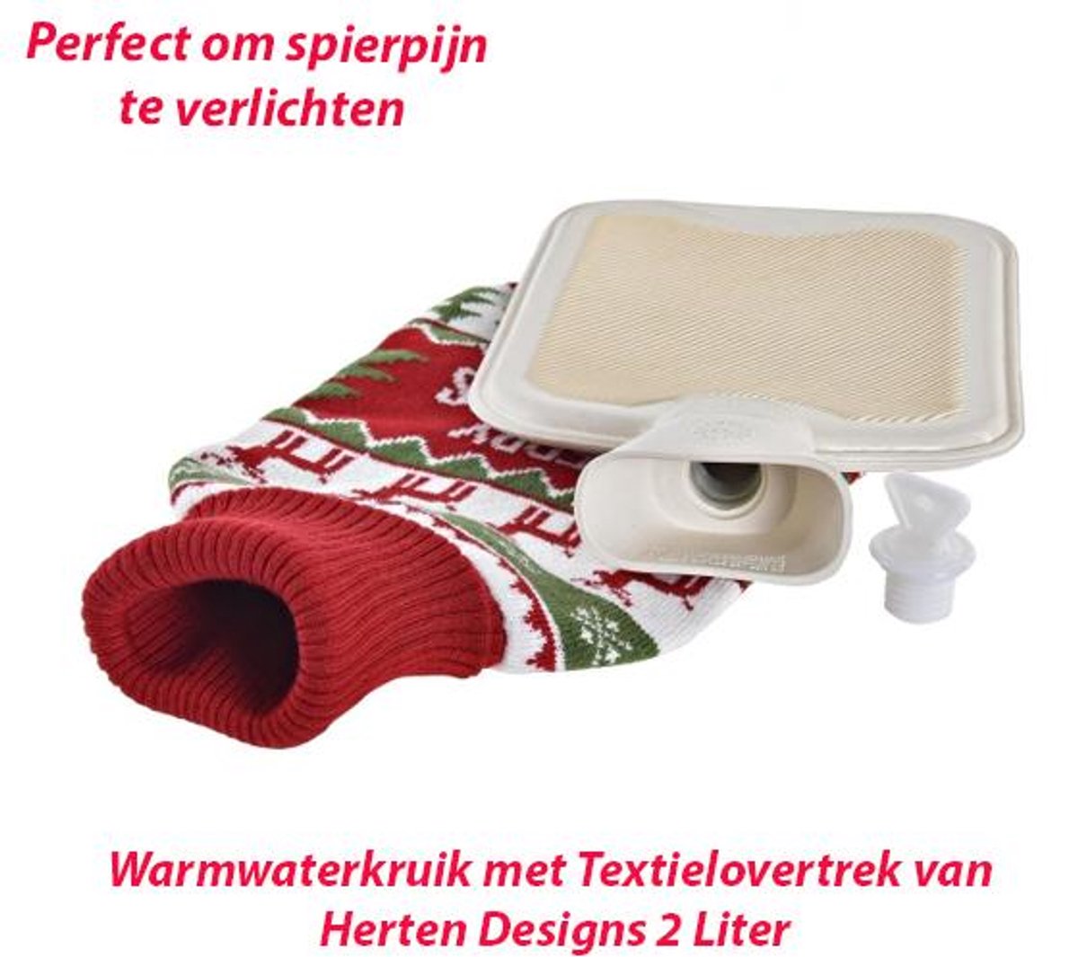 Warmwaterkruik DKD Home Decor Kerstmis (2 Stuks)