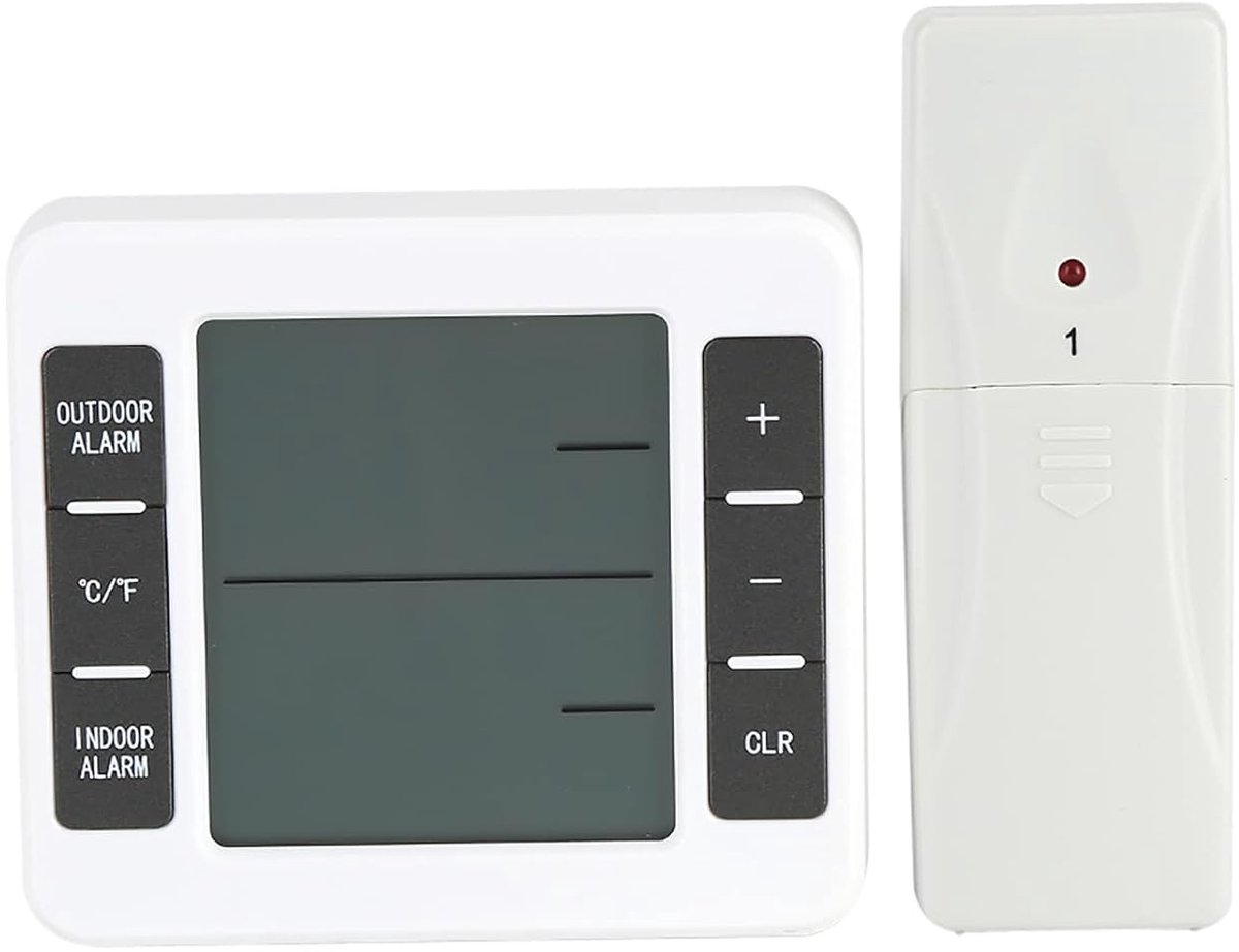 Draadloze Freezer Thermometer - Digitale Koelkast Temperatuur Sensor met Geluid Alarm