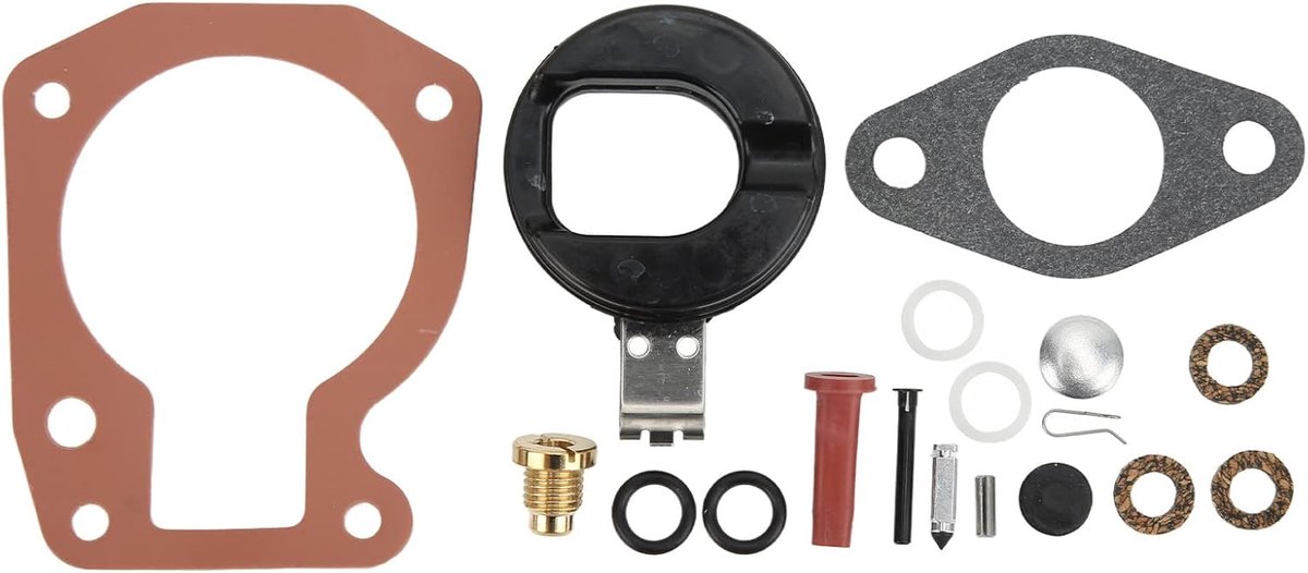 Reparatiekit voor carburateur - Carburetor Carb Rebuild Repair Kit met drijver - Gasket Ring 439070 vervanging voor Johnson Evinrude buitenboordmotoren