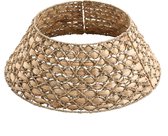 Meisterhome Kerstboommand - Kerstboomrok van natuurlijke Zeegrass - Ø 60 cm - Decoratieve hoes om de kerstboomstandaard - Kerstboomring - kraag Kerstboomrok - H23 x Ø60 cm - Zeegras - Naturel Bruin 3 elementen