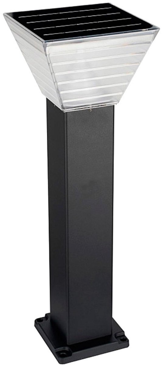 Iplux® - Berlin - Solar Tuinverlichting - Warm wit - Staande lamp 80cm