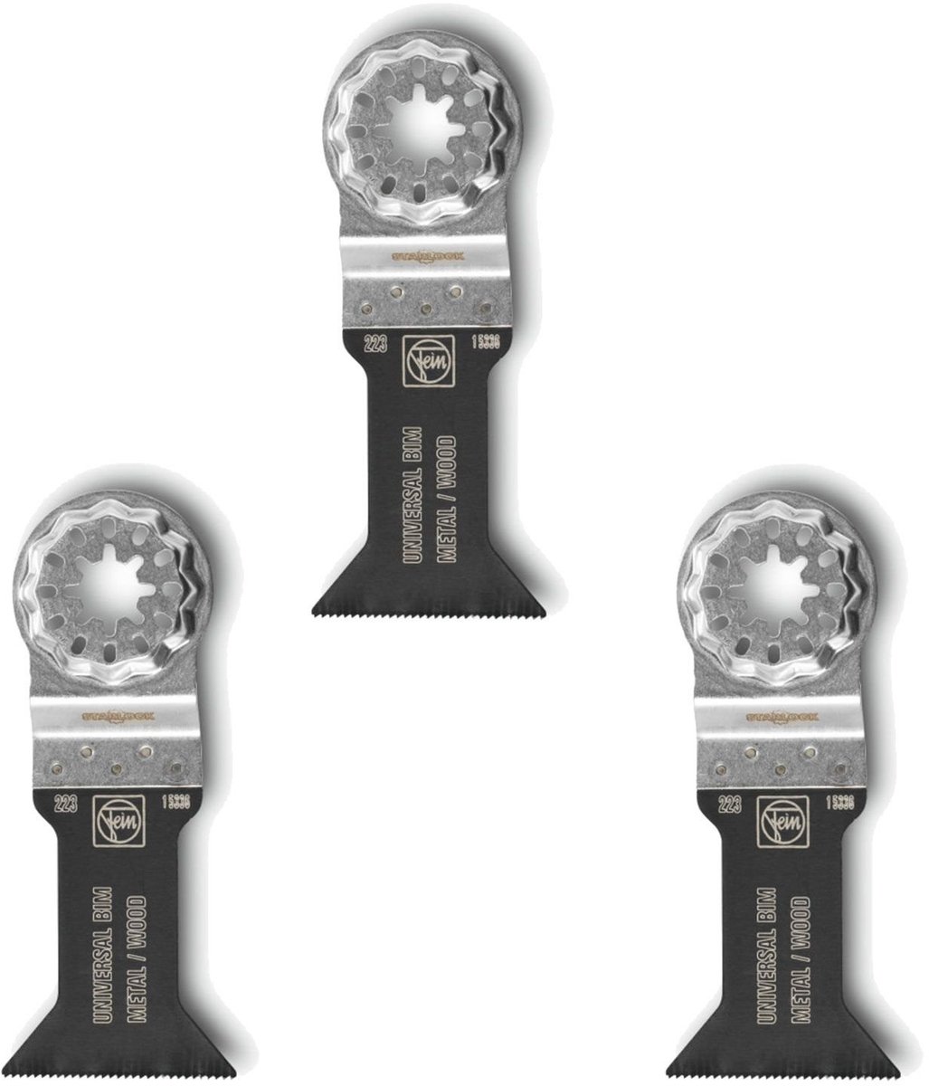 Fein 3x E-Cut Universeel Zaagblad Starlock 44 mm - 63502223220