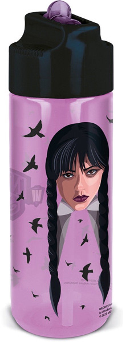 Wednesday drinkfles beker nevermore