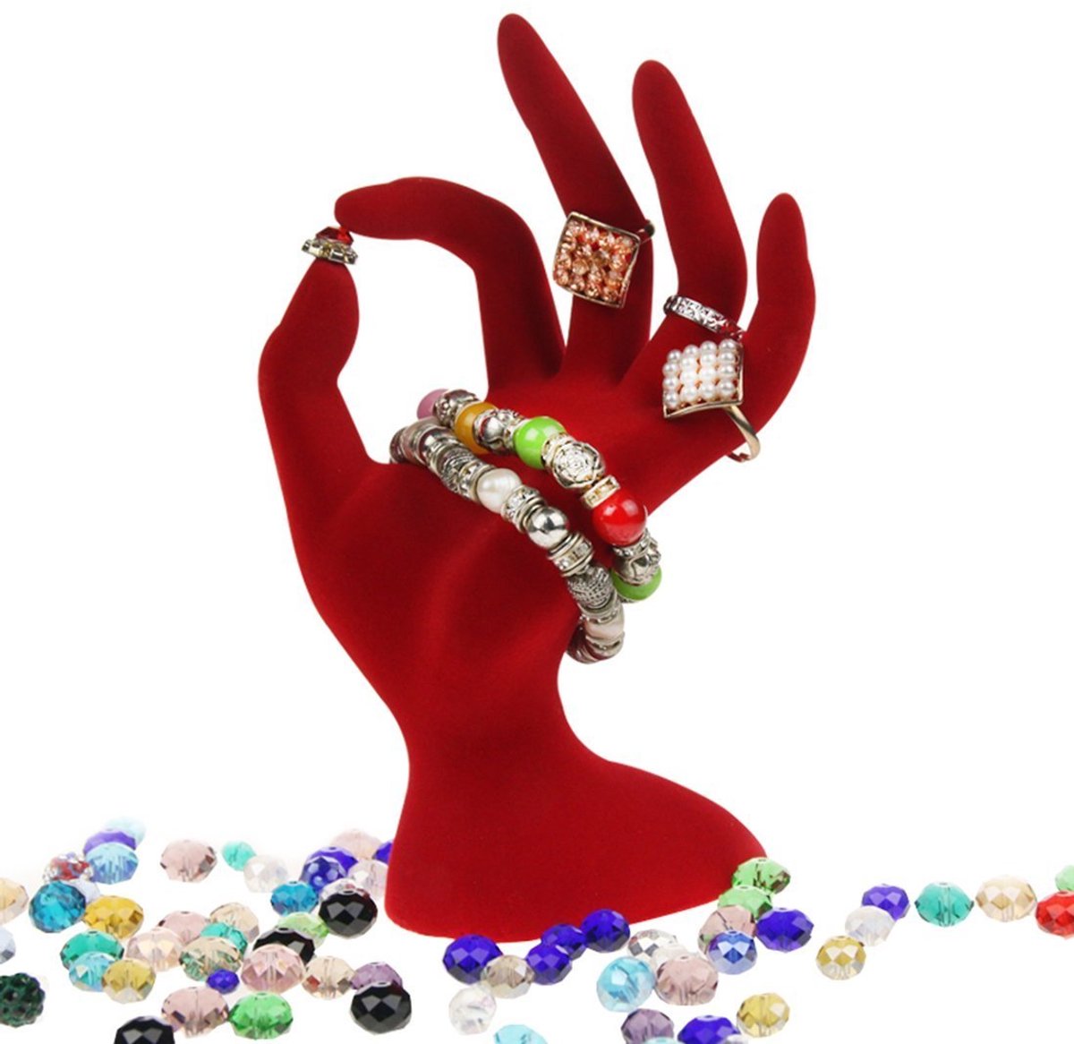 Mannequin Hand Ok Gesture Ring Display Stand Organizer Bracelet Holder (OK-HR)