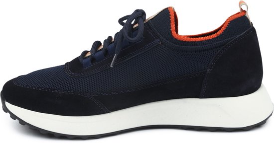 Suitable Sneaker Suede Donkerblauw (navy) - Maat 42 - Heren