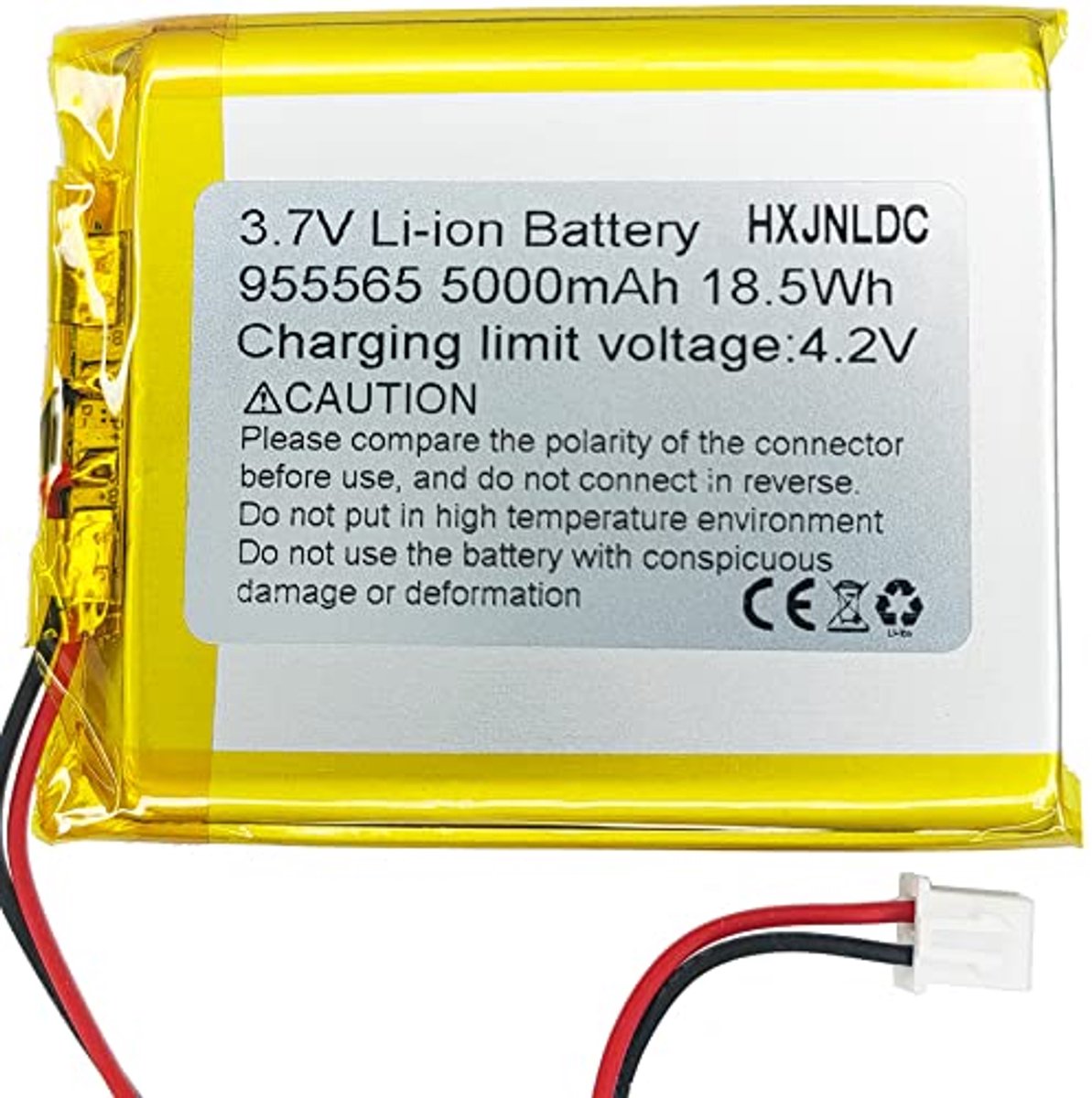 5000 mAh 3.7V Li-Ion Polymer Batterij voor DIY Elektronische Projecten
