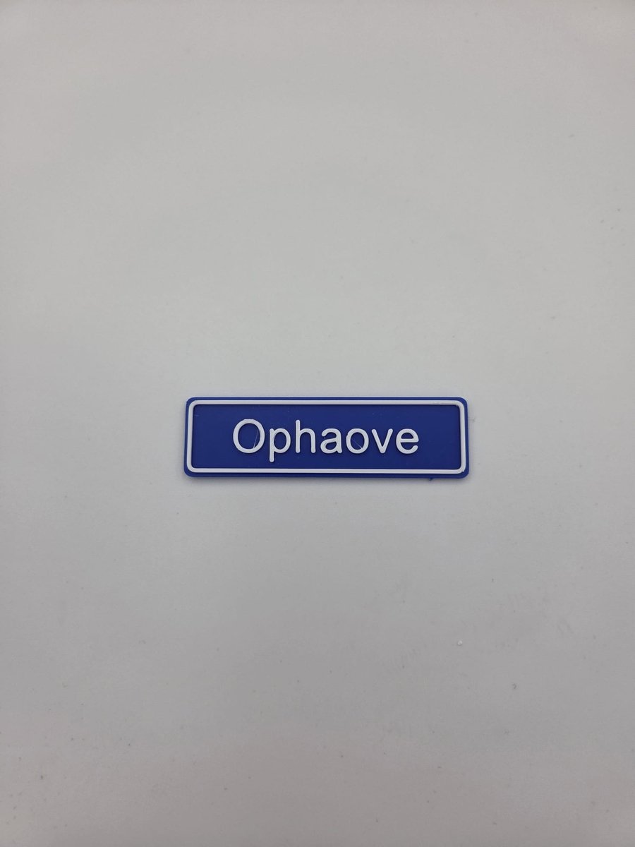 3D plaatsnaam speldje Ophaove