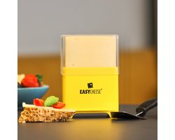 EasyCheese Geel - De COMPACTE kaasdoos met verstelbare bodem