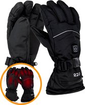 R2B Verwarmde Handschoenen oplaadbaar - Maat L - Waterdicht - Elektrische Handschoenen Winter - Touchscreen Handschoenen Heren & Dames - Model 'Leuven'