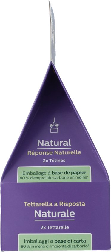 Philips Avent Natuurlijke Zuigreflex – Snelheid 5, 6+ maanden, 2 stuks - SCY965/02 - Flesspenen
