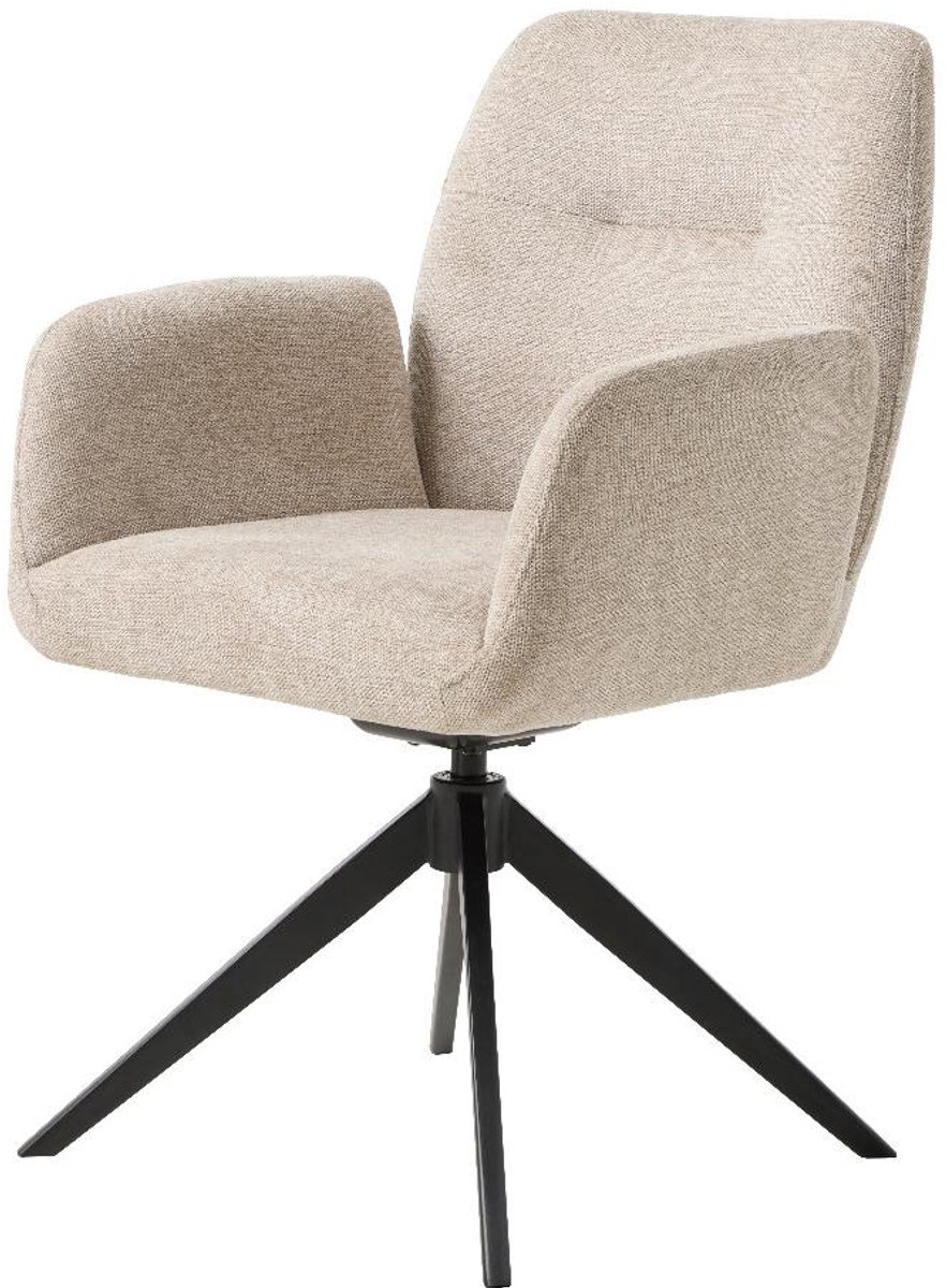 Nordic Home - Roxanne draaibare eetkamerstoel - zand